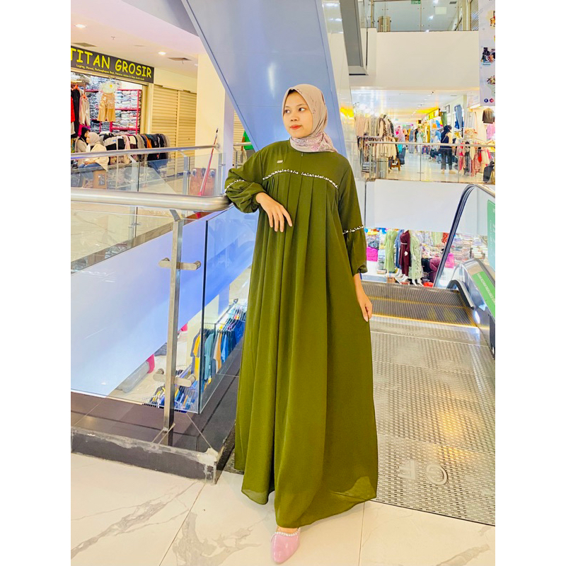 GAMIS POLOS MUTIARA SERUTY BABYDOLL