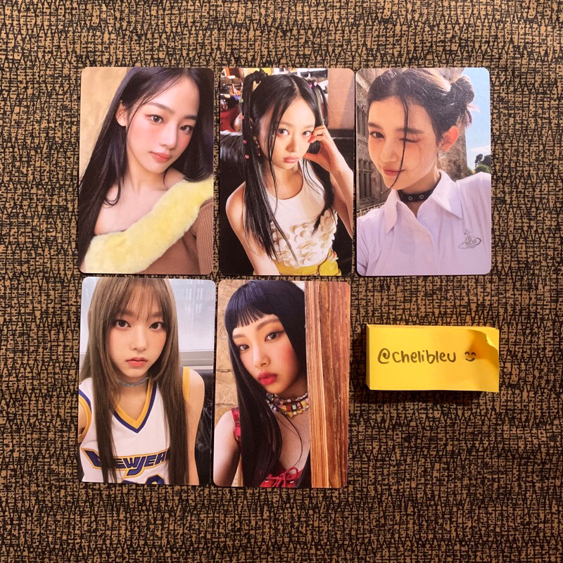 New Jeans Bag Ver Minji Hanni Danielle Haerin Hyein PC Photocard