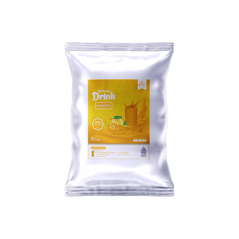 

My Powder - Bubuk Minuman Rasa Mango Kemasan 1Kg Plus Gula