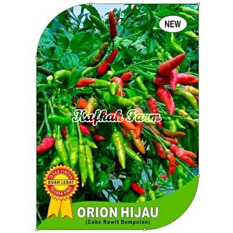 Benih 15 Biji Cabe Rawit ORION HIJAU