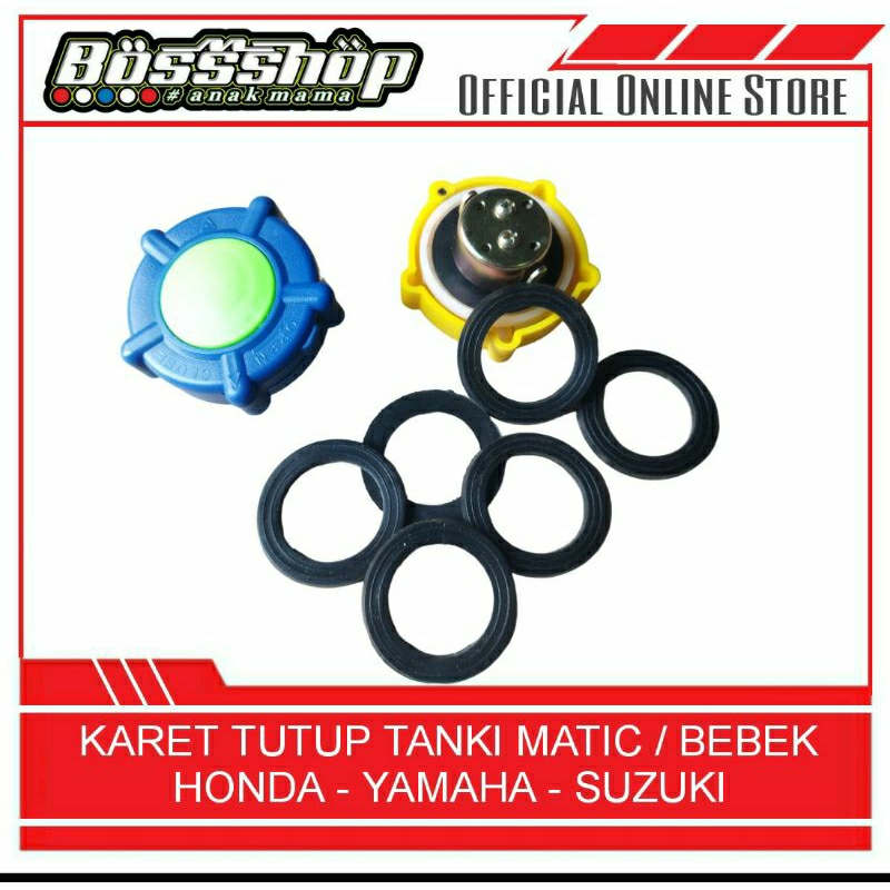 KARET TUTUP TANKI / KARET TUTUP TANGKI BENSIN ALL MOTOR BEAT MIO JUPITER VEGA NEX DLL SATUAN