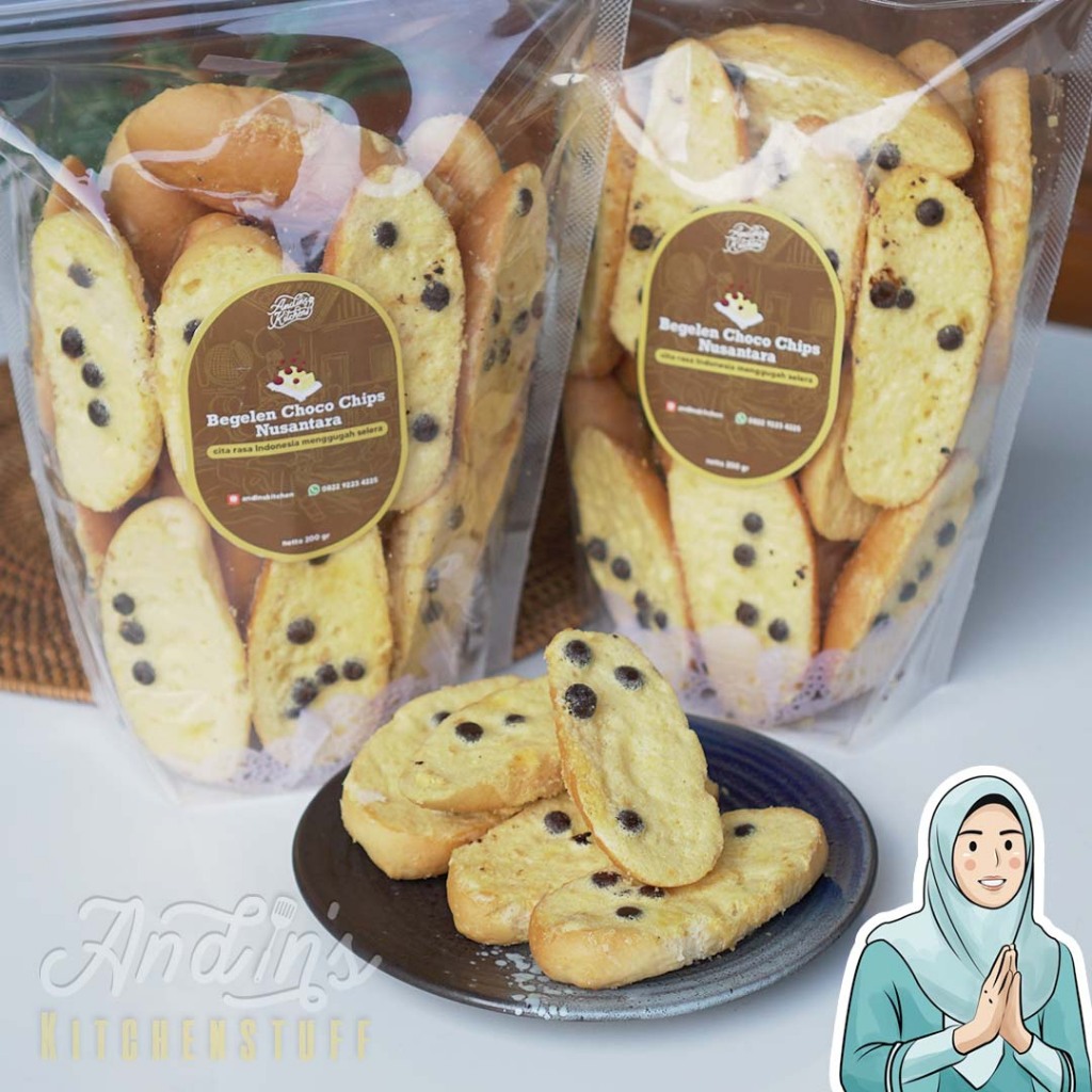 

Bagelen Choco Chips Nusantara 200 gram - Renyah dan Lumer di mulut!