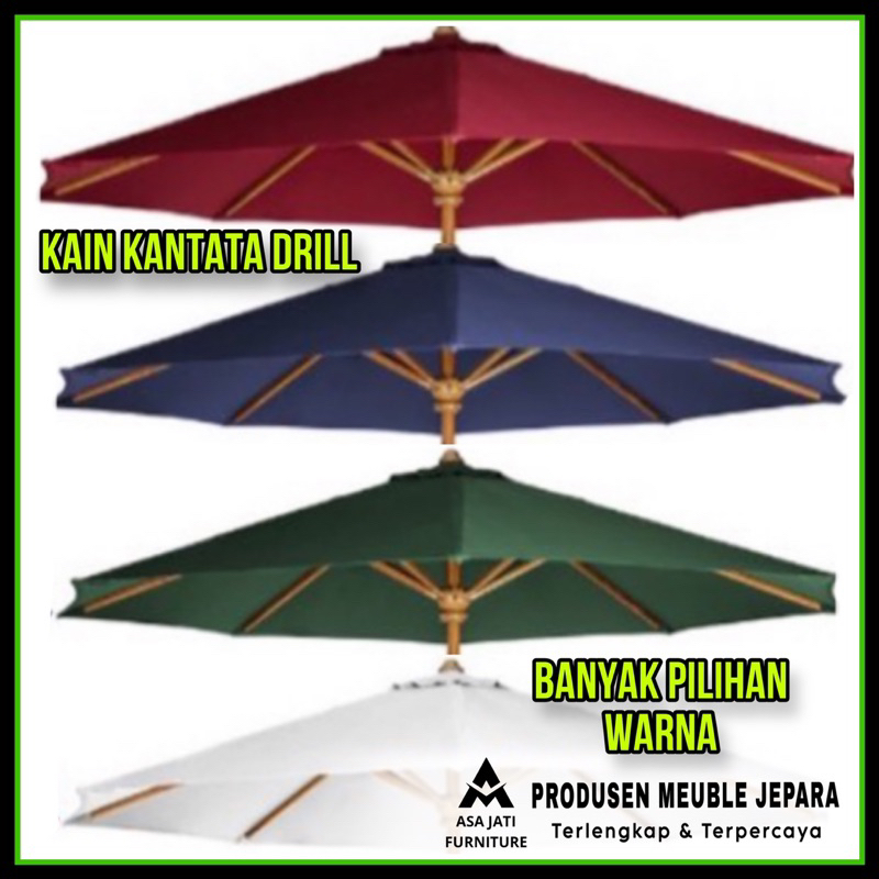 Kain Tenda Payung Taman Kain Payung Taman Cafe Pantai Kain Kantata Halus Tebal