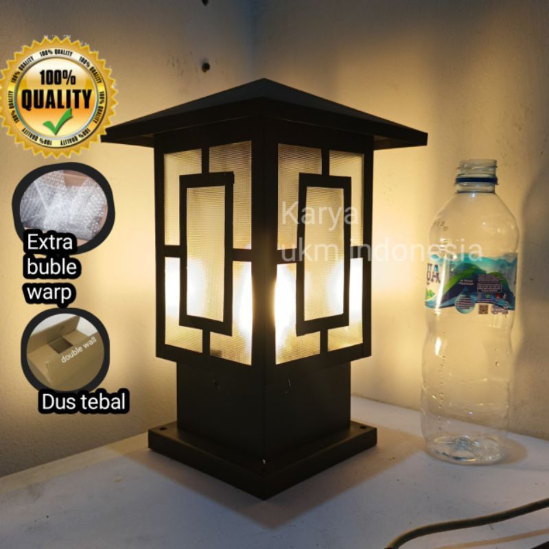 lampu pagar Rumah / pilar depan rumah / tembok depan rumah / lampu pagar outdoor / lampu minimalis