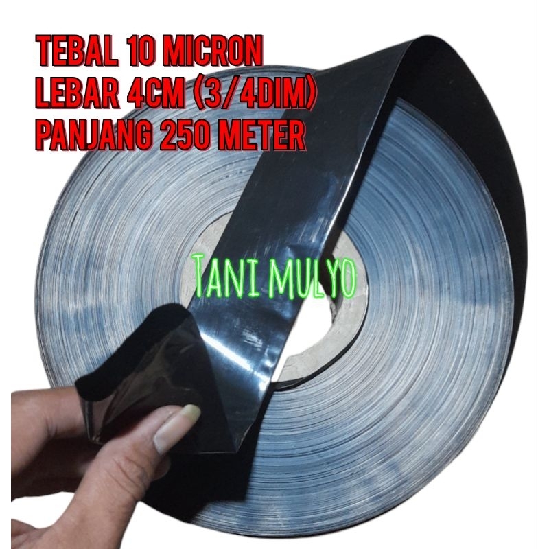 Selang Drip 4cm (3/4) Tebal 10 micron panjang 250 meter selang infus pertanian