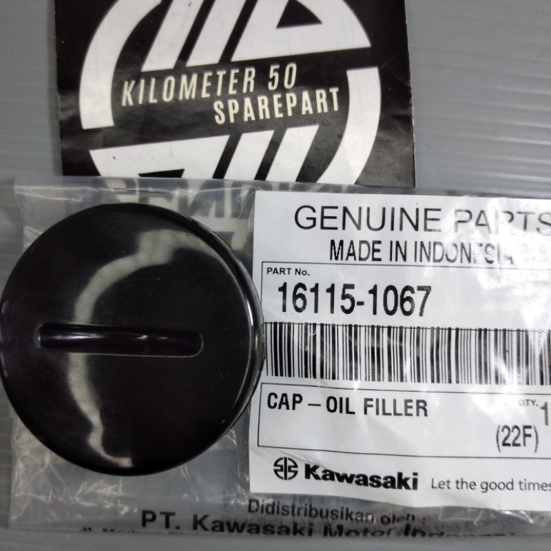 TUTUP OLI MESIN KAWASAKI KAZE R ORIGINAL KAWASAKI 16115-1067