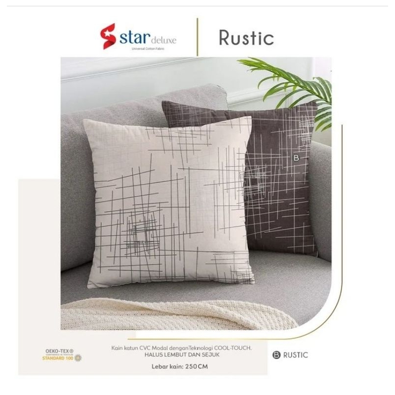 sarung bantal sofa 40x40 45x45 50x50 60x60 motif rustic bisa custom ukuran dan motif