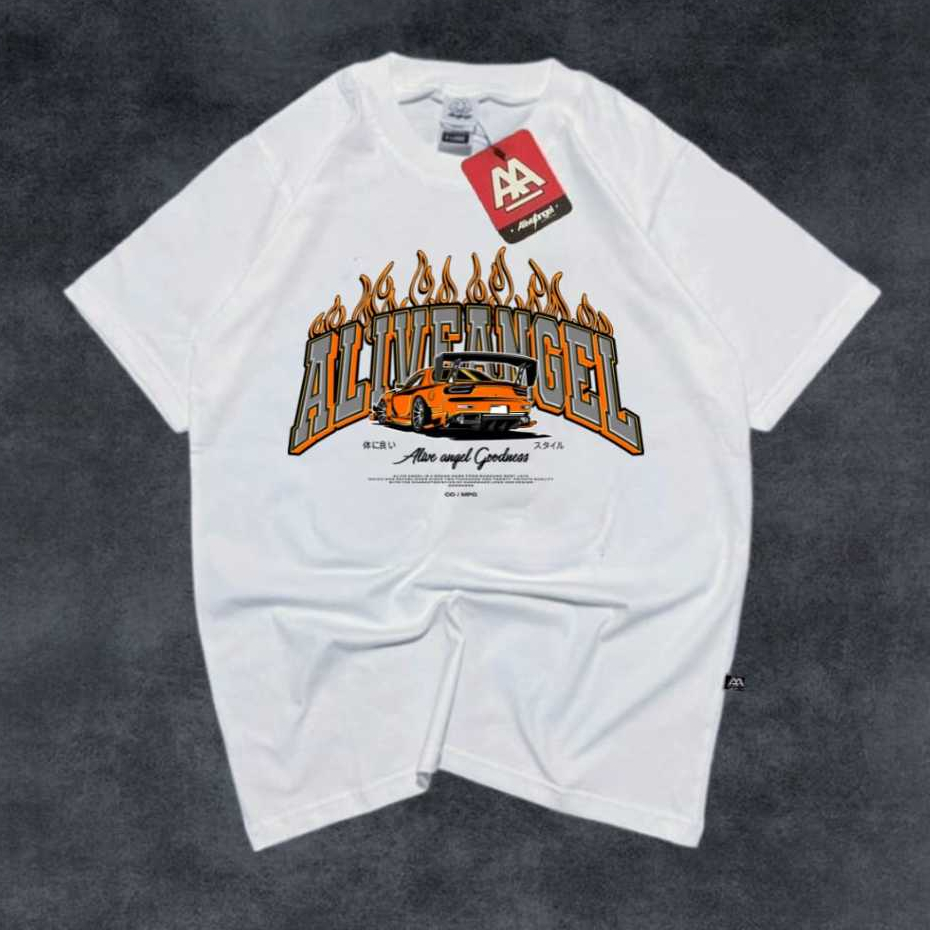 KAOS T-SHIRT VINTAGE PREMIUM / KAOS PUTIH NASCAR / BAJU DISTRO COWOK / KAOS ORIGINAL DISTRO / BAJU M