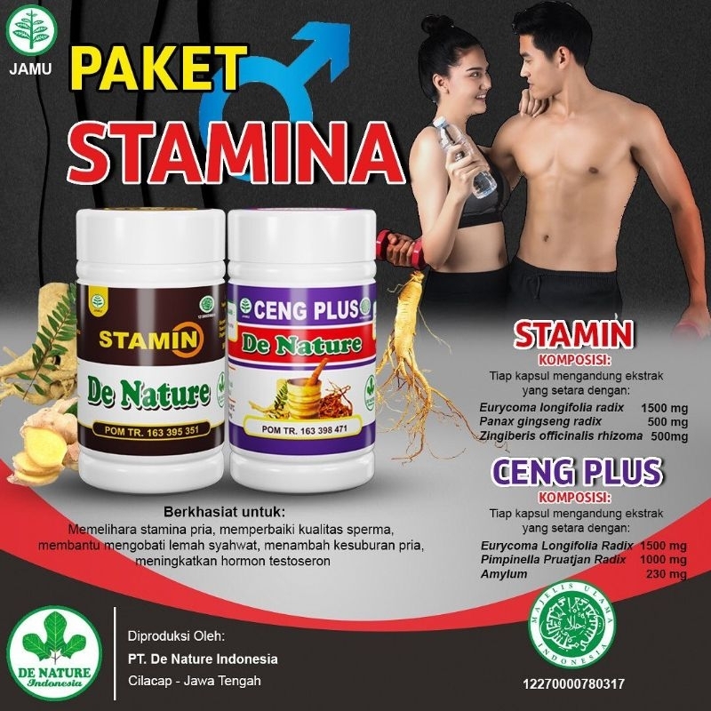 CENG PLUS & STAMIN ORIGINAL DE NATURE INDONESIA