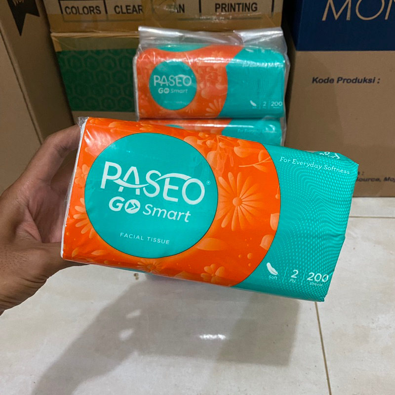 Tisu Paseo Go 200sheet 2ply