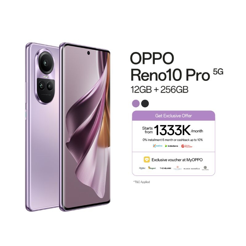 HP OPPO RENO 10 PRO 5G 12/256GB GARANSI RESMI OPPO
