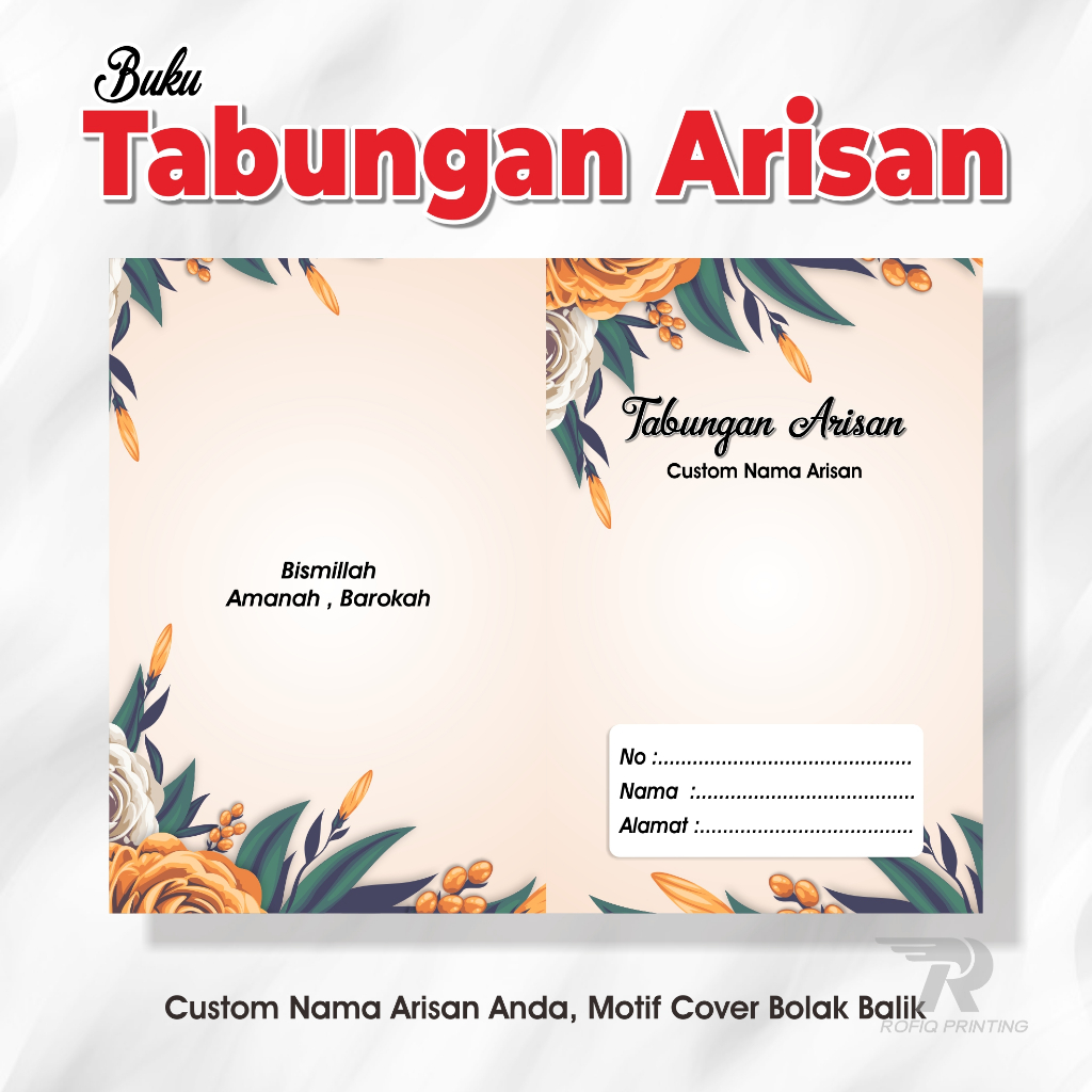 

Buku Tabungan Arisan PREMIUM ( ISI 5 LEMBAR/25 HALAMAN )