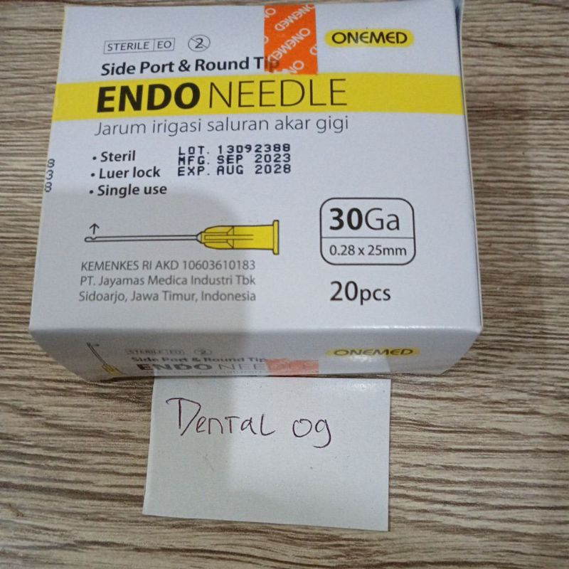 dental Endo needle jarum irigasi