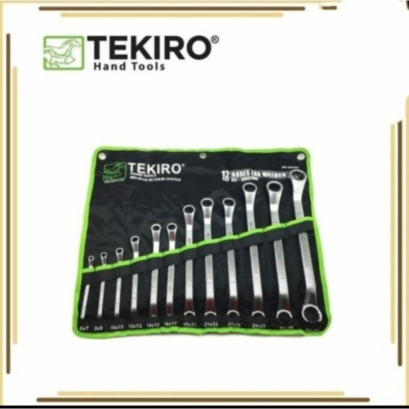 Tekiro kunci ring/ring set 6-32mm 12pcs