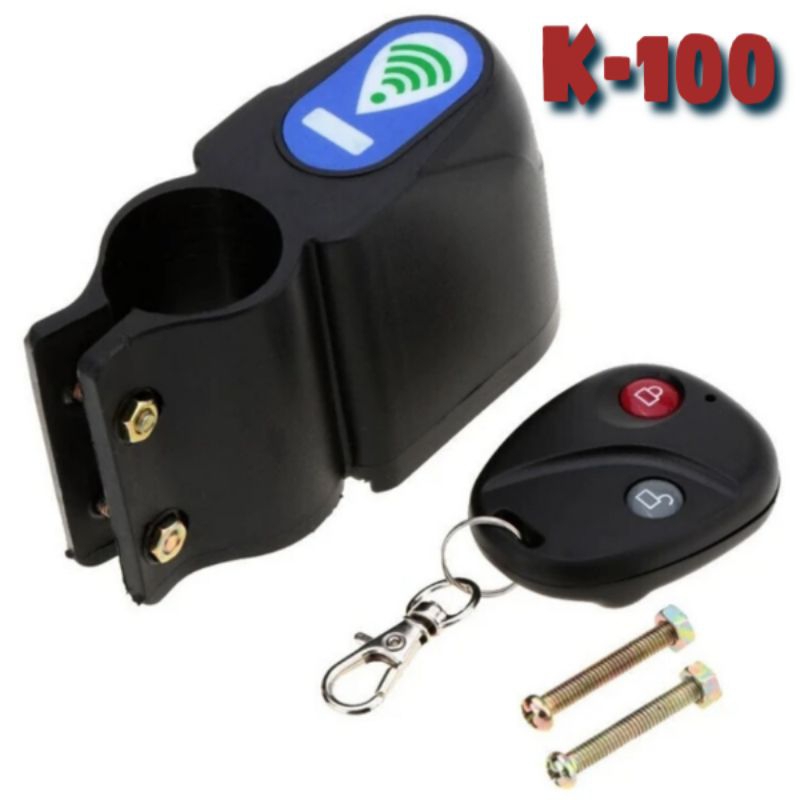 Alarm Nirkabel K-100 dengan daya USB untuk sepeda