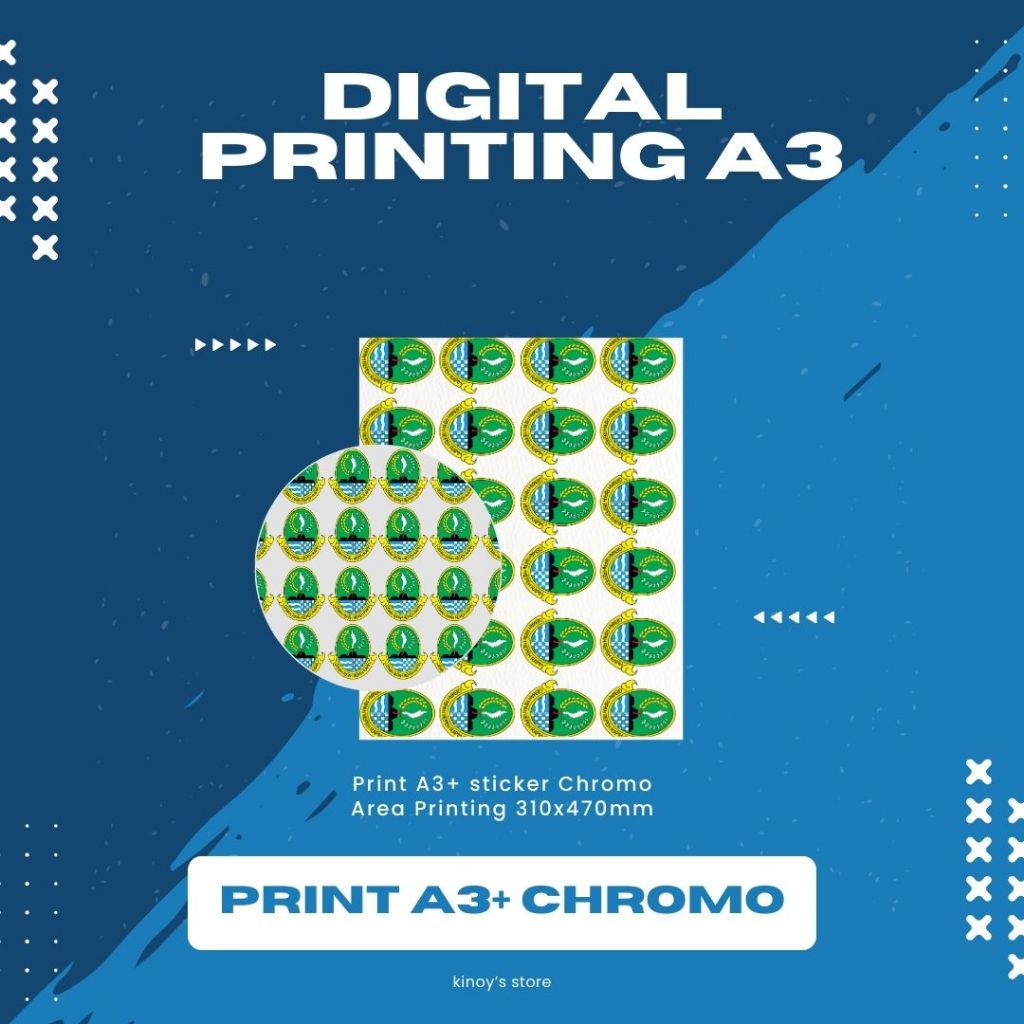 

Cetak sticker a3 Chromo