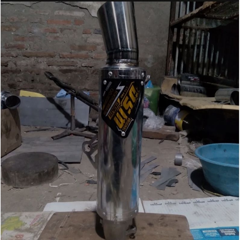 Silincer Original DSM inlet 38/50mm Cocok untuk Motor Matic