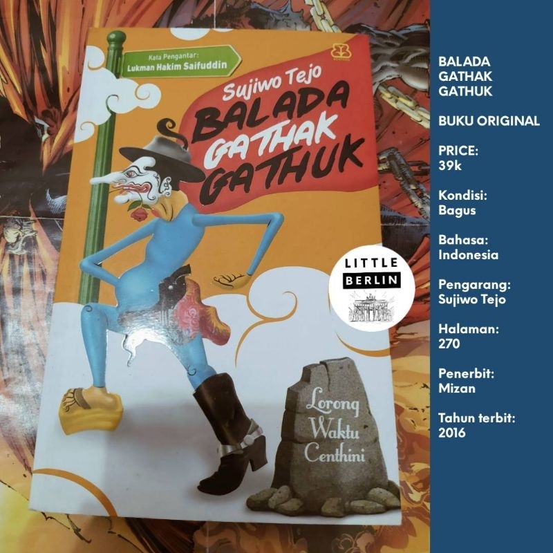 Sujiwo Tejo BALADA GATHAK GATHUK Buku Original Preloved Terjemahan Bahasa Indonesia
