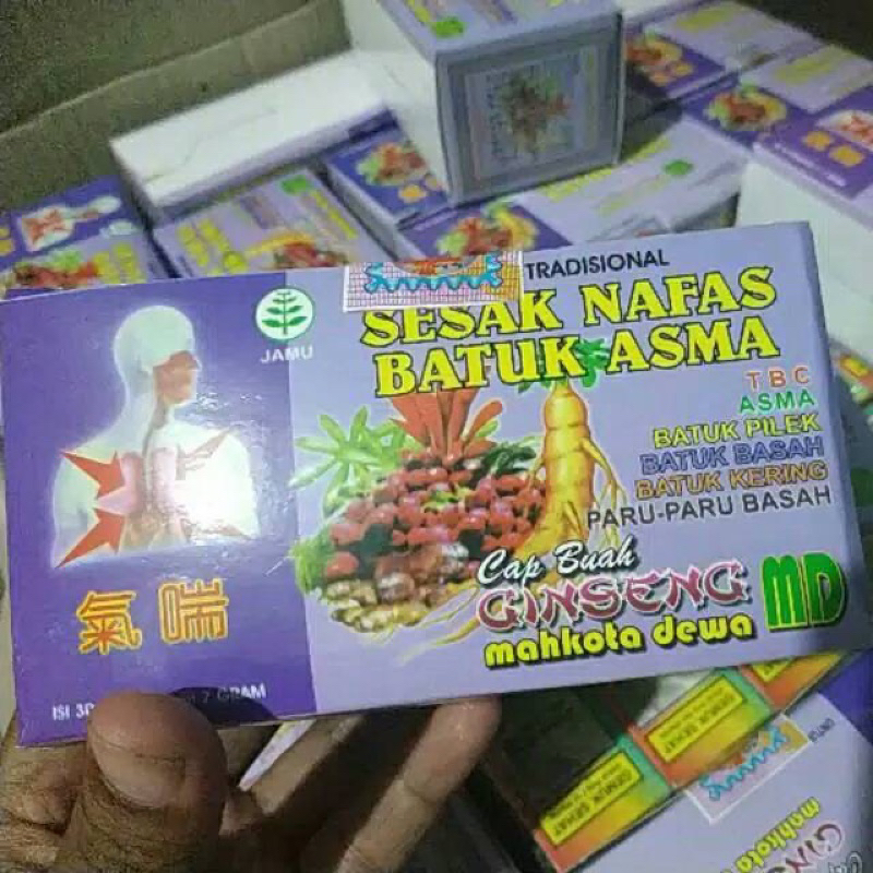 mahkota dewa serbuk original sesak nafas