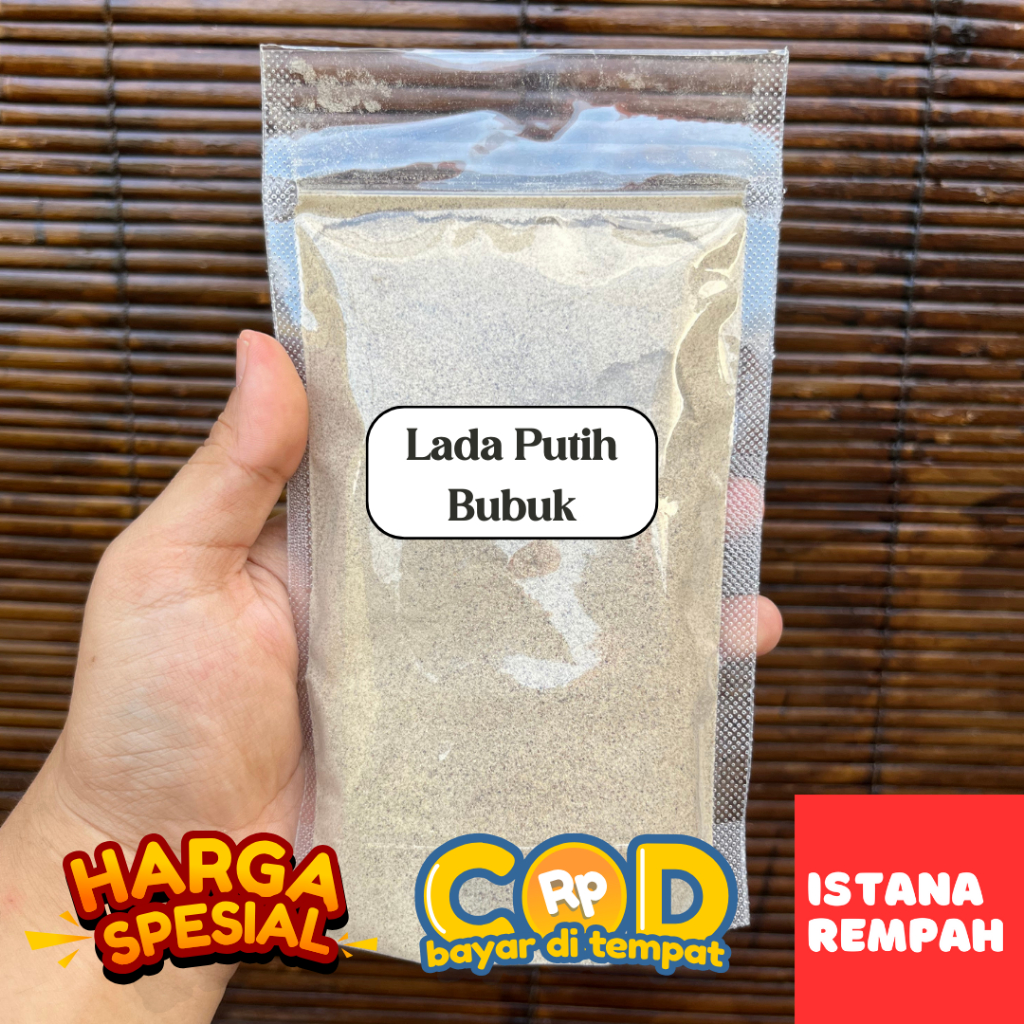 

Lada Putih Bubuk 100gr Merica Bubuk Asli 100% Kualitas Super