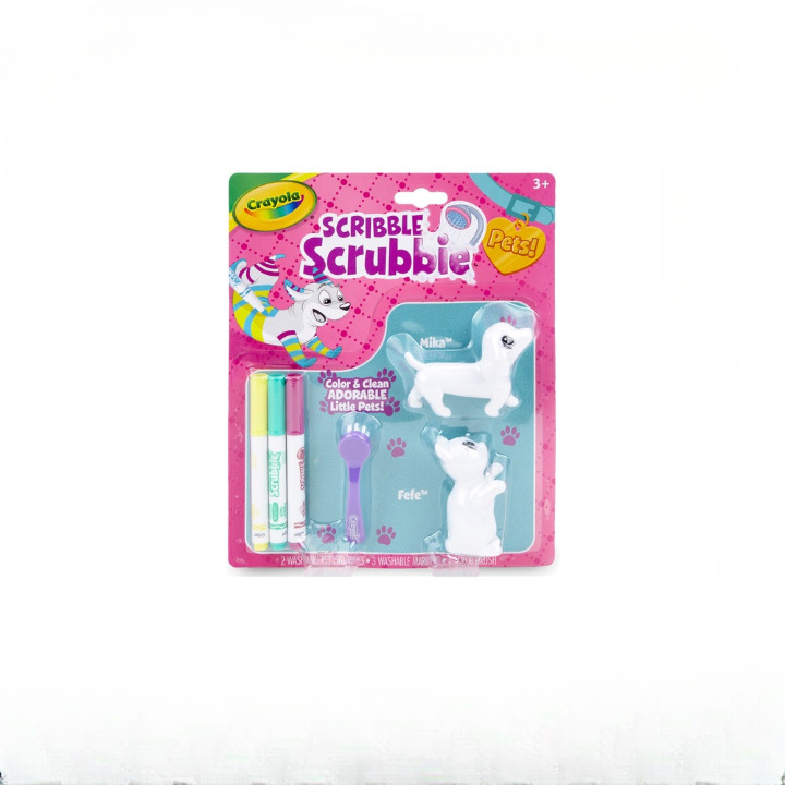 

CRAYOLA Scribble Scrubbie Pets Refill Dog/Cats 6Pk