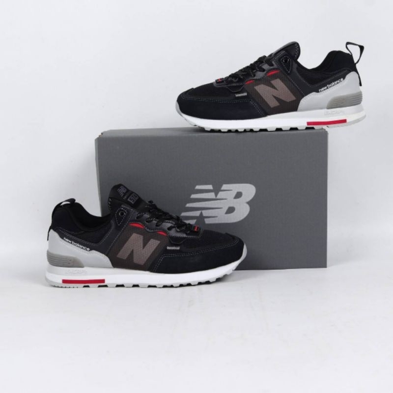 Sepatu NB New Balance ML574ISE Black Grey 39 - 44