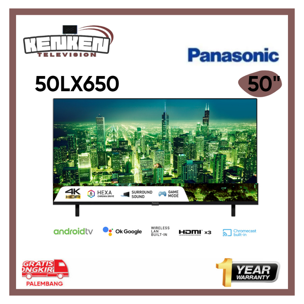 TV LED PANASONIC 50LX650 50INCH LX650 SERIES 50"