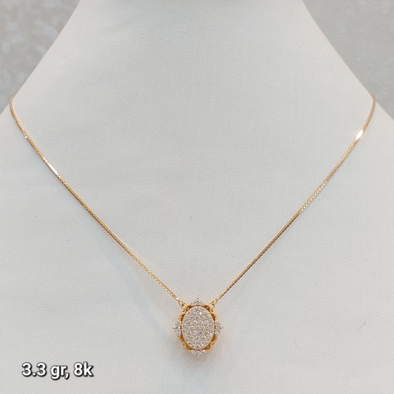 kalung emas muda asli, toko kencana indah