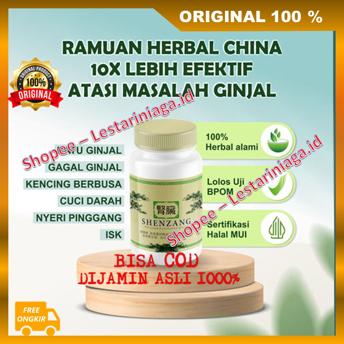 Ramuan Herbal Cina Shenzang Ajaib Batu Ginjal Keluar Sendiri 10X Lebih Efektif Atasi Masalah Ginjal 