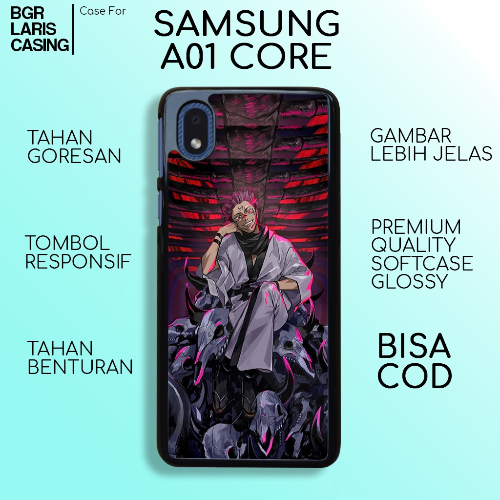 Casing Samsung A01 Core Terbaru Case Samsung A01Core Jujutsu Hardcase Softcase Glosy Kesing Termurah