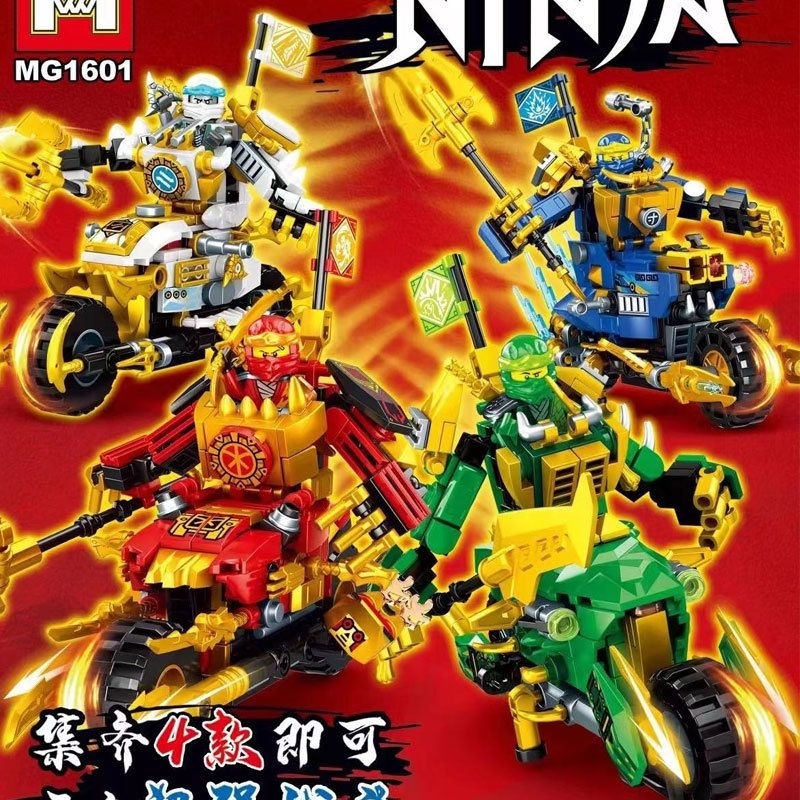 MG Ninja warrior ninjitsu mech bike Besar bricks ninja-go bricks motor keren