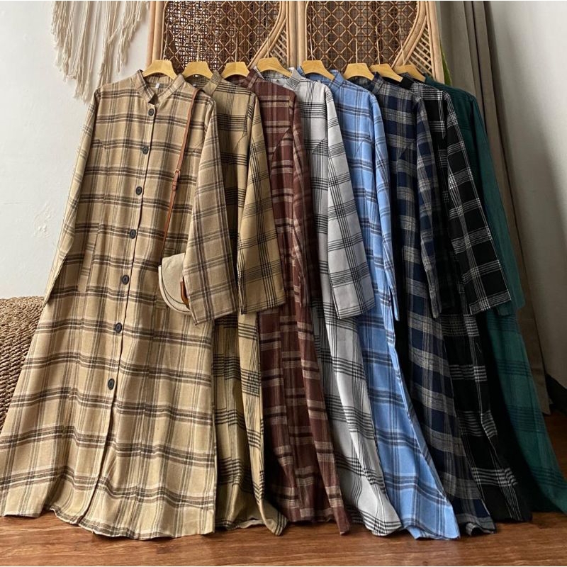 ZARA FLANEL Outer Flanel Tunik Flanel