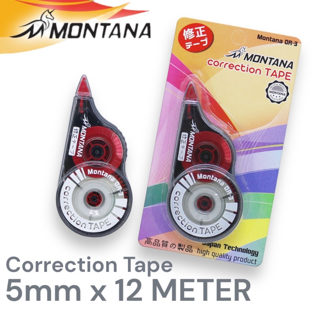 

Montana Correction Tape Pita OR-03 | 12m x 5mm