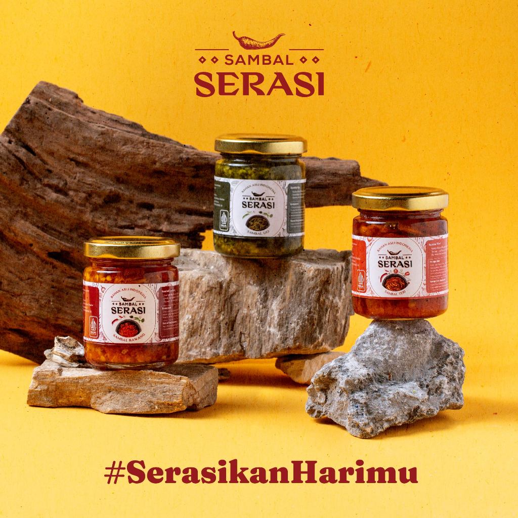 

Serasi Sambal Nusantara Sambal Bawang Jawa/ Sambal Ijo/ Sambal Teri