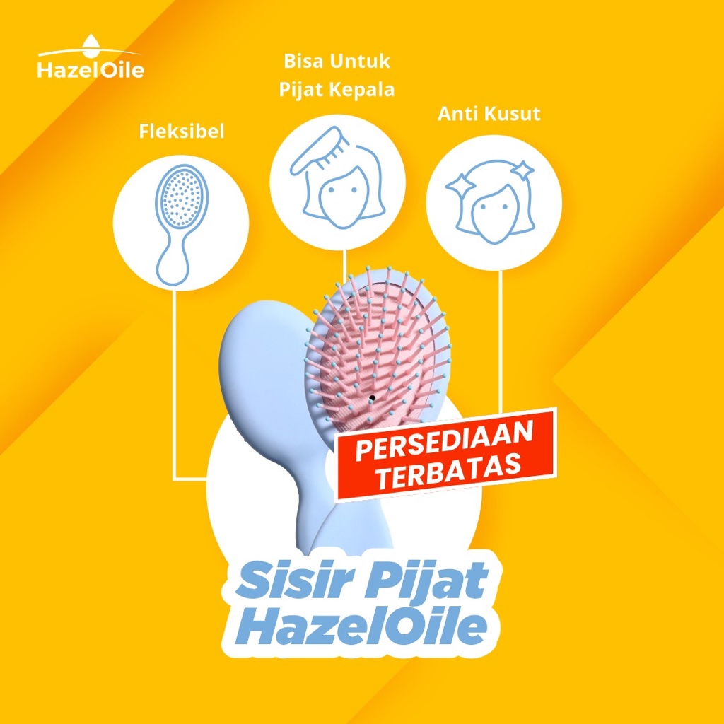 Hair Foam Massager Comb HazelOile