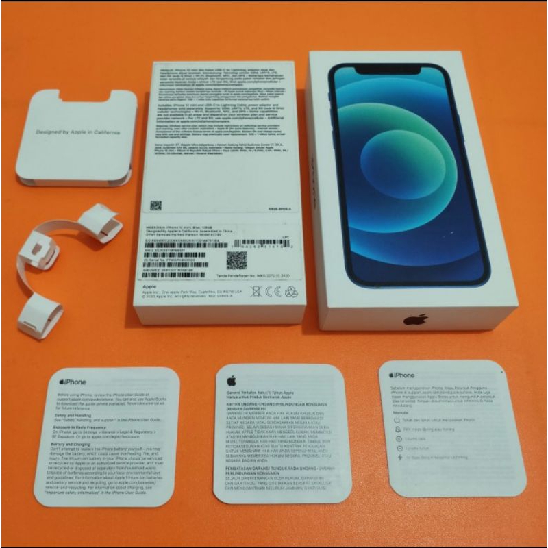 Dus Box iPhone 12 Mini 128GB Blue iBox Original Copotan