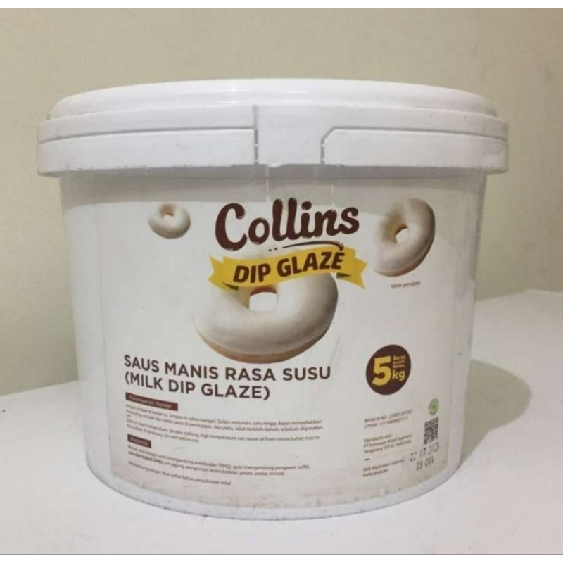 

Collins Dip Glaze MILK/SAUS MANIS RASA SUSU [5 Kg/ 5000 GRM]