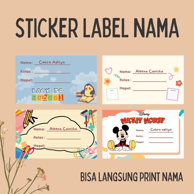 

Cetak Sticker Label Nama Isi 15pcs