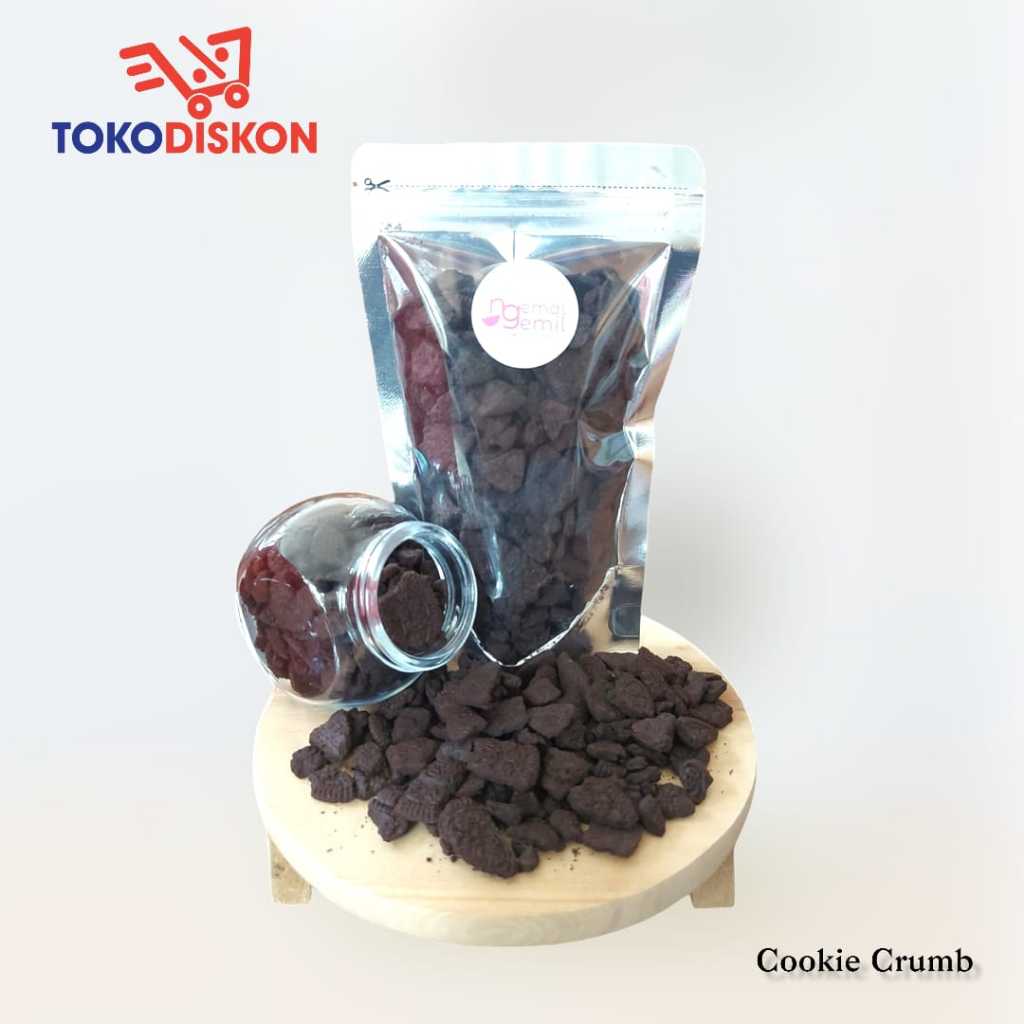

Cookie Crumb Biskuit Crumb Remahan Biskuit Hiasan Topping Kue Puding Cake Kualitas Premium