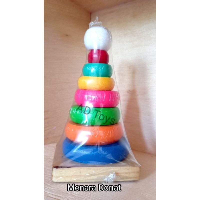 Menara Donat//Mainan Edukasi