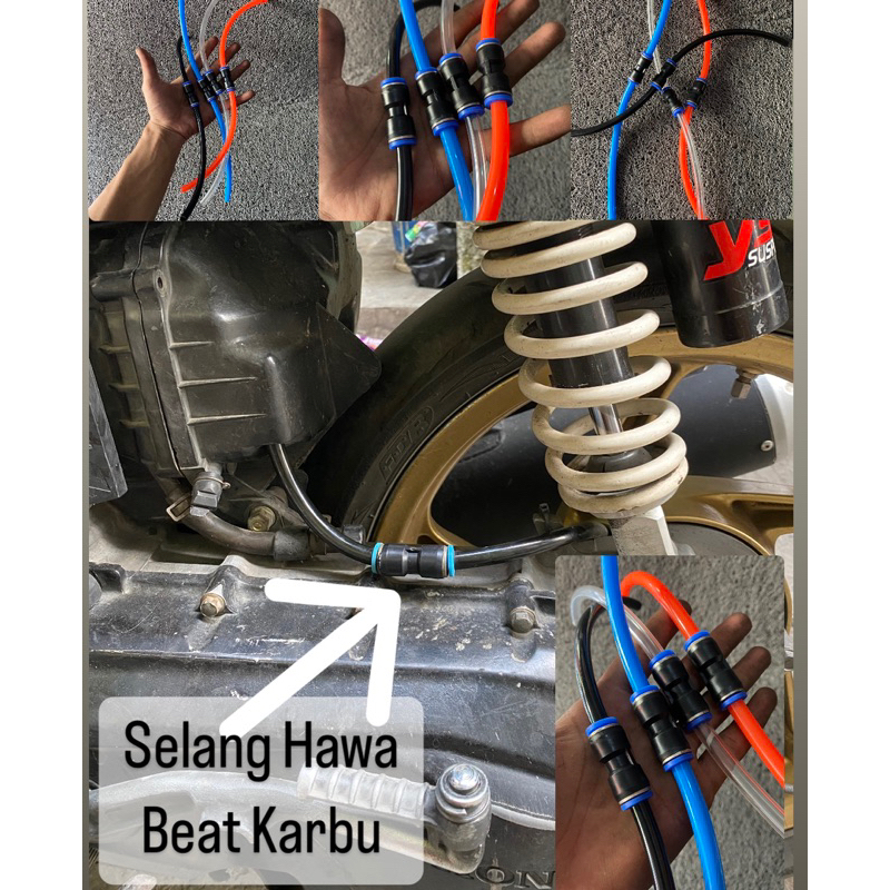 Selang Hawa Cvt Beat Karbu Scoppy Karbu Vario Karbu 110 Selang hawa box filter vario beat scoppy sel