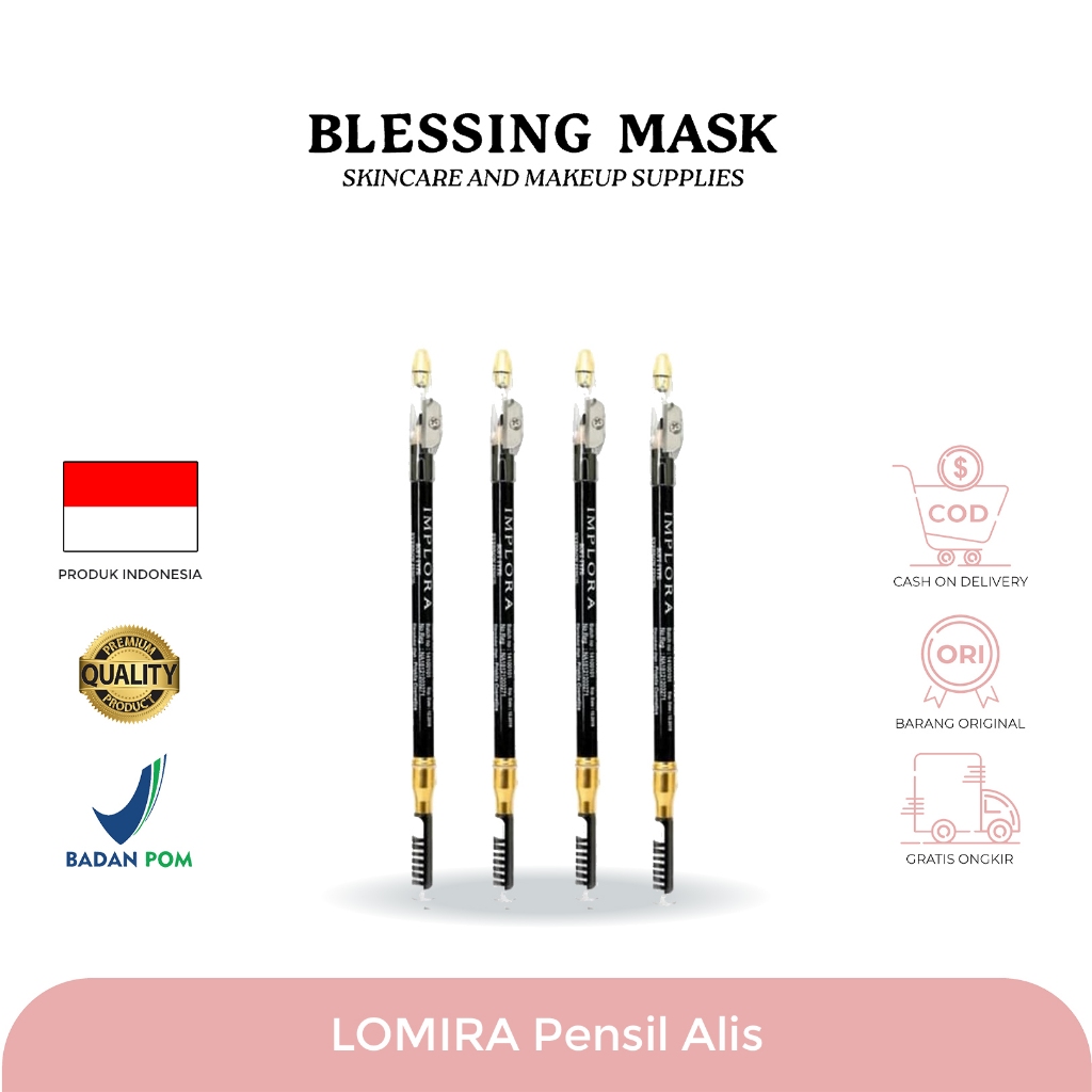 Lomira Pencil Alis | Eyebrow |blessingmask.official