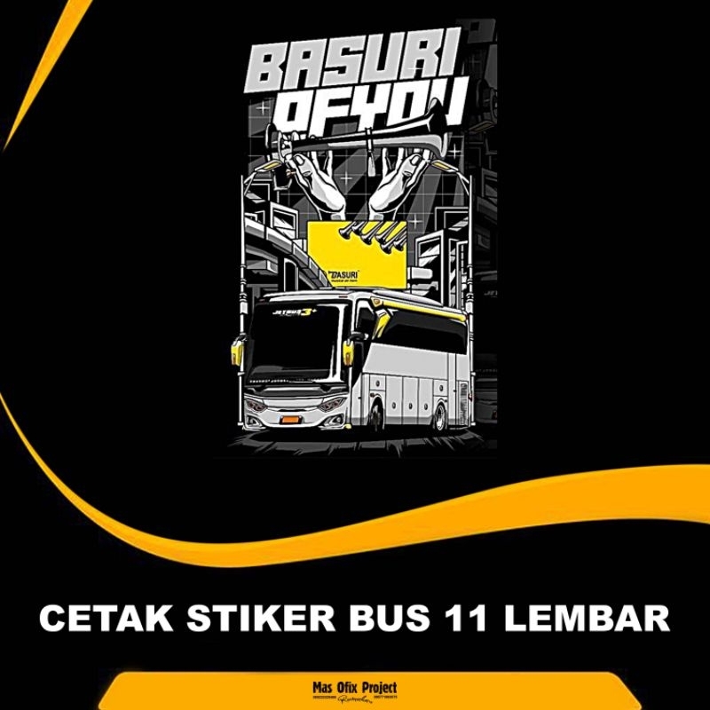 

STIKER BUS BASURI 11 LEMBAR