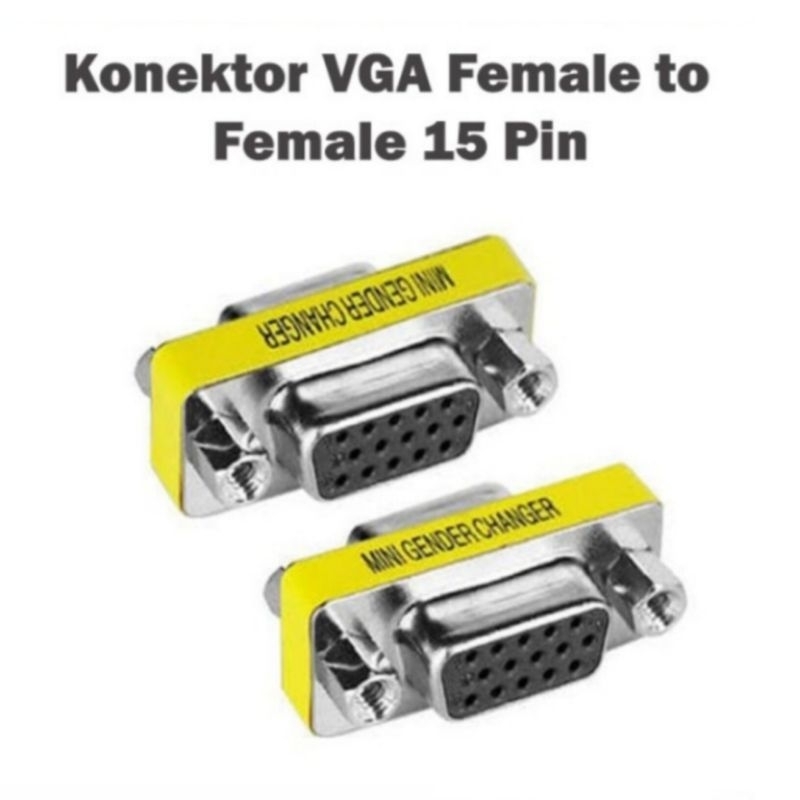 Konektor VGA Female Female 15 Pin