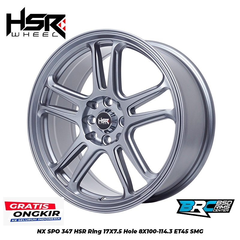 VELG MOBIL TOYOTA YARIS, NX SPO 347 HSR 17X75