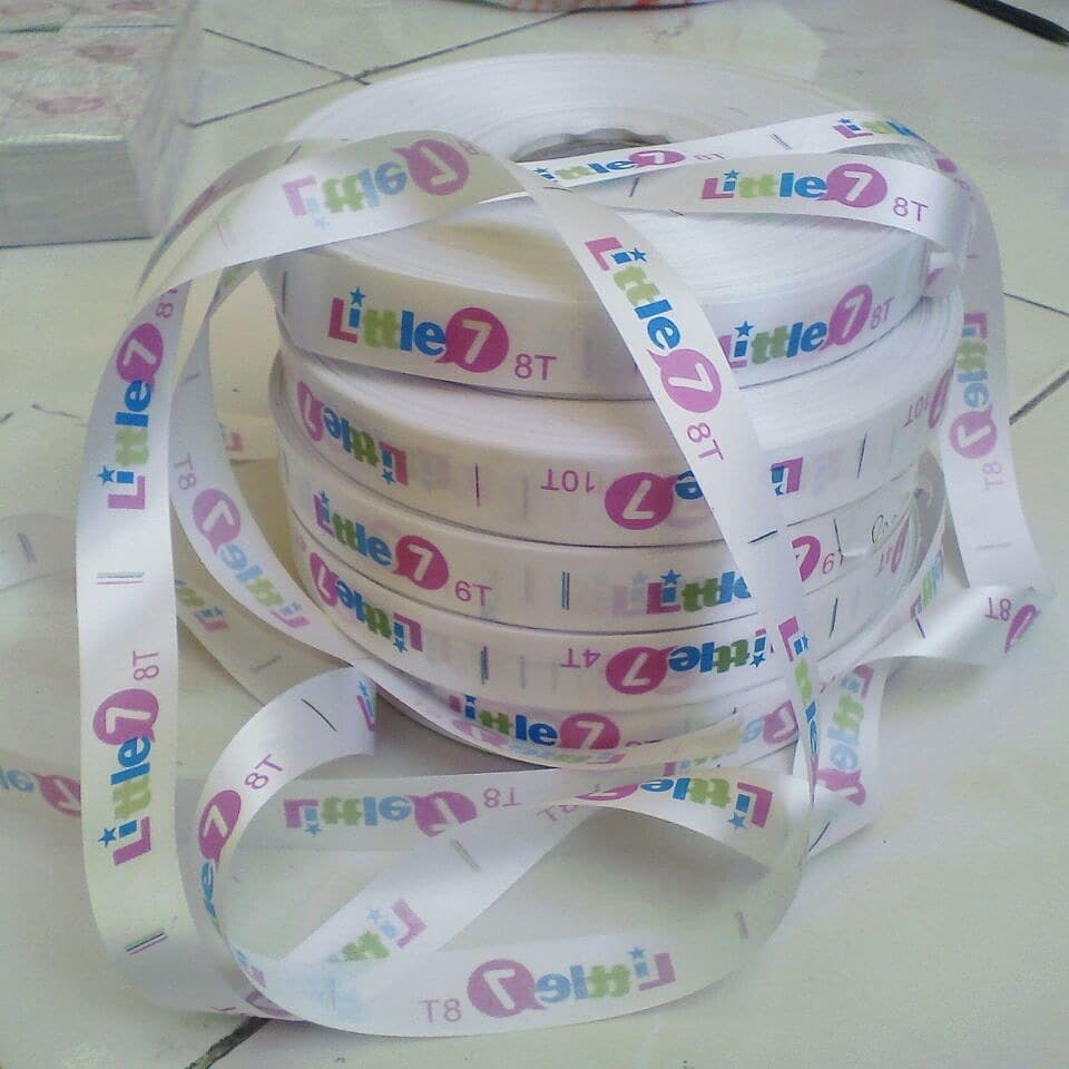 

label baju pita satin 2cm 200m 2500pcs