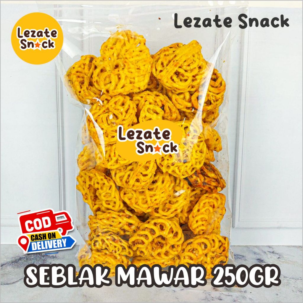 

Sedap Snack - Kerupuk Sebring Rafael 500GR Pedas Daun Jeruk Kiloan Murah Renyah Enak / Krupuk Seblak Rafael Mawar Kering Pedas Bantat Kerupuk Mawar Kuning Raja Ngemil Kang Asep Lezate Snack SEDAP SNACK