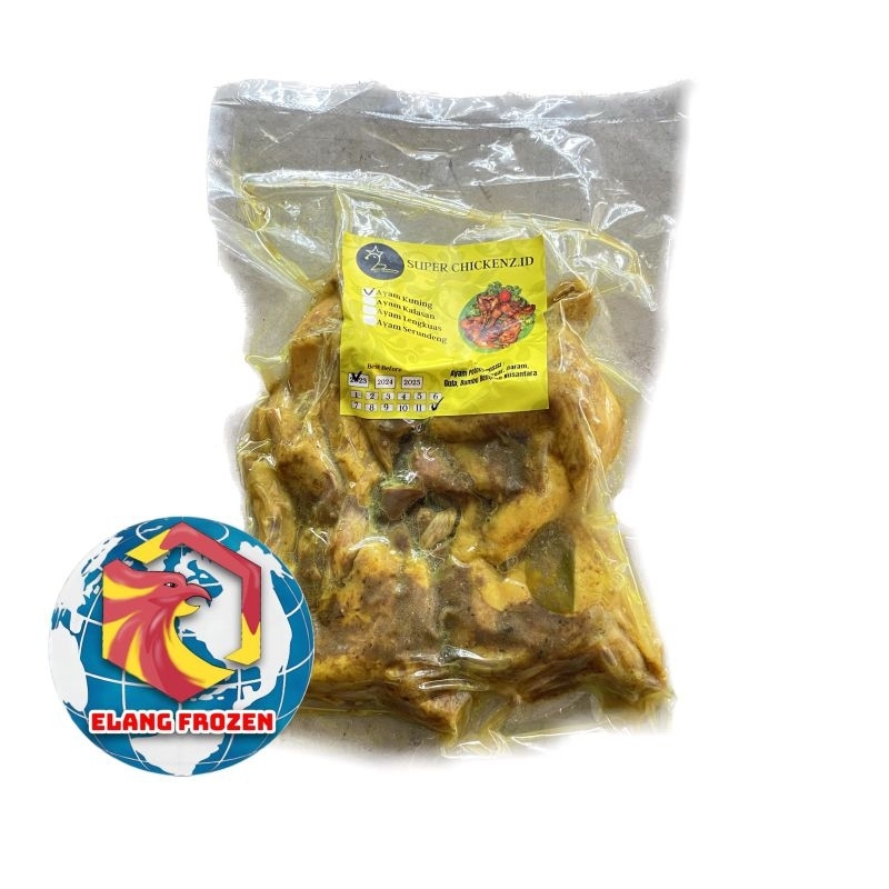 

Ayam Goreng Ungkep kuning Kalasan 1 ekor