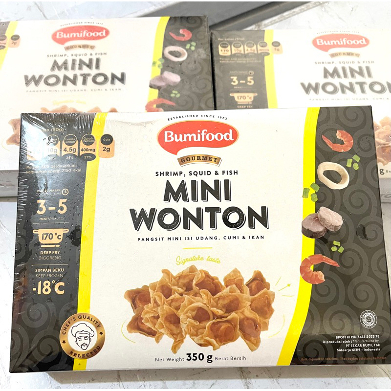 

Mini Wonton Bumifood 350gr ~ GALERI PLASTIK FROZEN FOOD