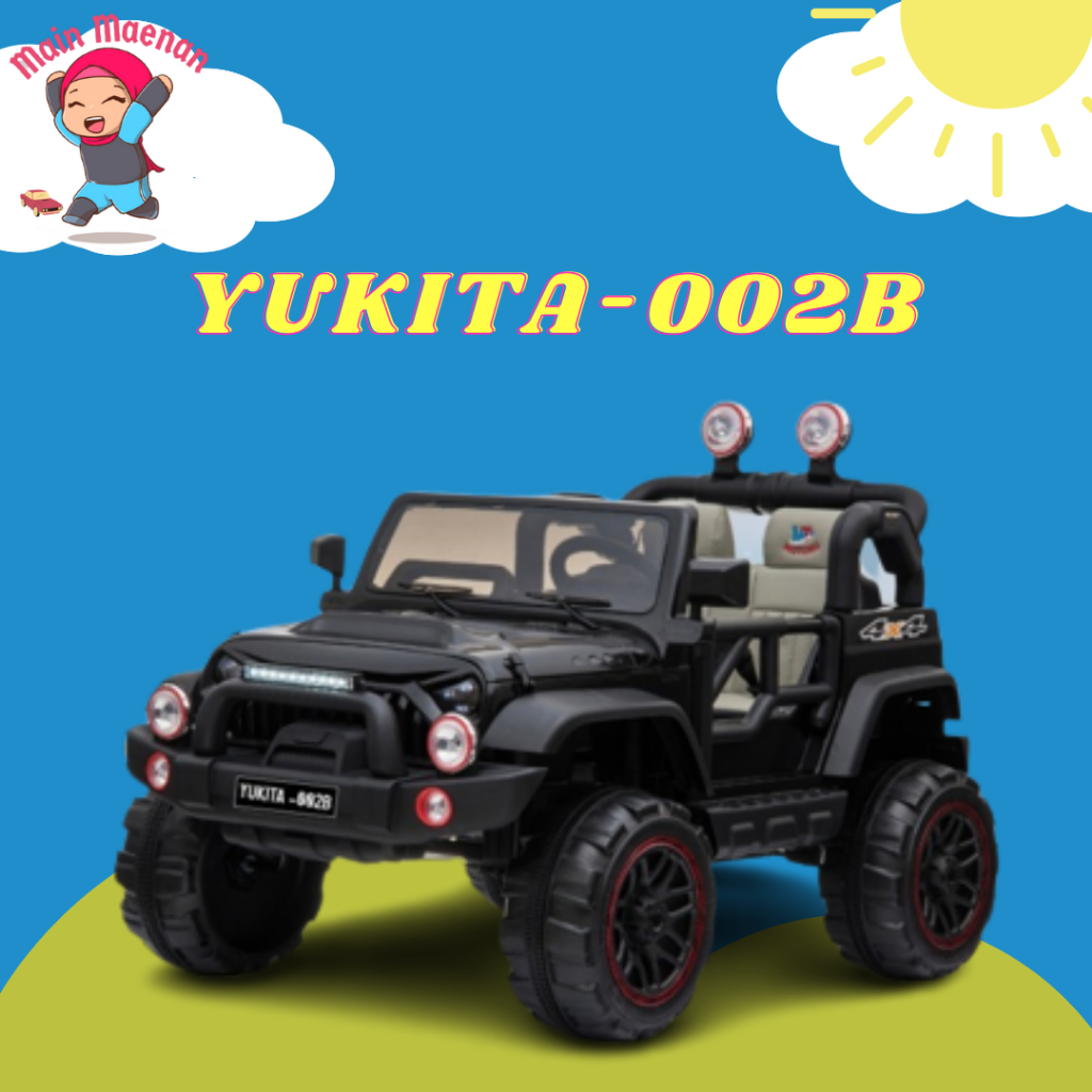 Mainan Anak Mobil Aki JEEP YUKITA - 002B Maenan Remote Control